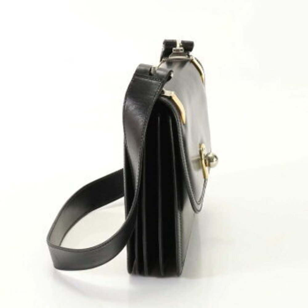 Gucci bag black calfskin shoulder leather - Picture 4 of 14